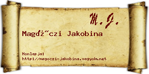 Magóczi Jakobina névjegykártya